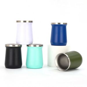 Wholesale 8oz Stainless Steel Mini <b>Portable</b> <b>Vacuum</b> Milk Cup Customized Logo Business Gifts for Outdoor Travel Camping Household - Product Image 3