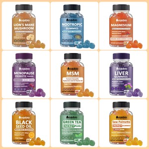 Aogubio Home Fitness Equipment Gym Pre Workout Energy Gummies Vitamin All <span class=keywords><strong>Natural</strong></span> Suplemento Gummies Build <span class=keywords><strong>Muscle</strong></span> Weight <span class=keywords><strong>Gain</strong></span> - Product Image 2