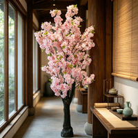Moderne Dekorationen für Zuhause Künstliche Blumen Künstlicher Sakura-Blütenbaum Hochzeitsdekoration & Zubehör Haus-Blumenarrangements