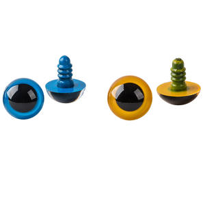 Composants de jouets en <span class=keywords><strong>peluche</strong></span> de haute qualité, <span class=keywords><strong>yeux</strong></span> de sécurité en plastique, <span class=keywords><strong>yeux</strong></span> de sécurité marron peints en cristal transparent pour amigurumi DIY - Product Image 5