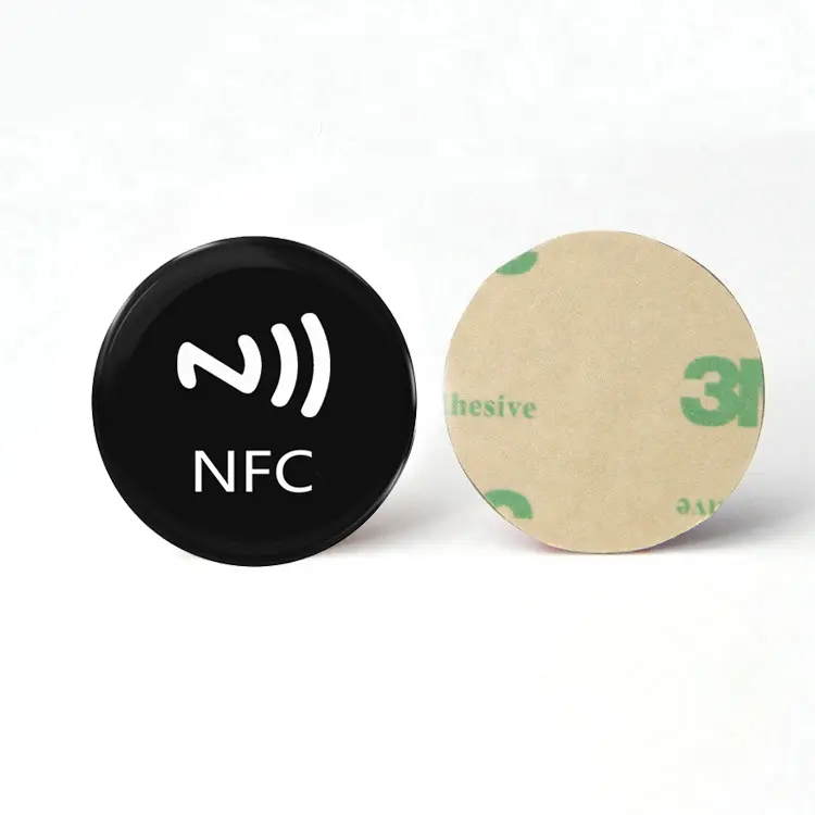 Stiker Epoksi RFID NTAG213 HF, Stiker Anti Logam Tahan Air Media Sosial Tag NFC Harga Murah