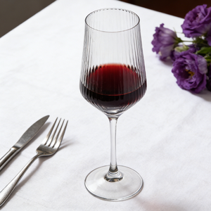 Verres à <span class=keywords><strong>vin</strong></span> modernes en <span class=keywords><strong>verre</strong></span> transparent en gros, 400 ml, verres à whisky striés pour boissons froides - Product Image 4