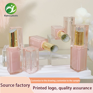 OEM 3.8g Leere Lippenstift röhre für Kosmetik verpackungen Benutzer definiertes Logo Soft Touch Coating Lippen balsam <span class=keywords><strong>Tube</strong></span> Make-up Verpackung Kunststoff <span class=keywords><strong>tube</strong></span> - Product Image 3