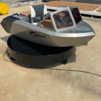 Mini petit bateau à réaction Jetski pour une plage palpitante et une conduite côtière, avec un corps léger