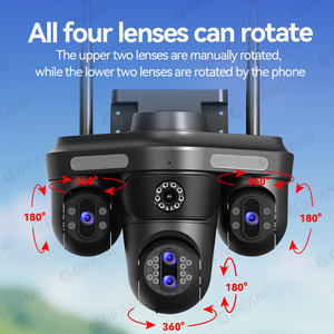 كاميرا أمان خارجية بدقة 20 ميجابكسل مع 4 شاشات وتكبير 10 أضعاف وكشف الحركة بالذكاء الاصطناعي ومقاومة للماء وخاصية التحكم عن بعد وصوت ثنائي الاتجاه ورؤية ليلية وتخزين سحابي - Product Image 4