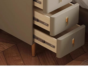 Narrow <strong>Bedside</strong> <strong>Table</strong> 25cm <strong>30cm</strong> Wireless Charging with Drawers for Bedroom Hotel Use OEM Service - Product Image 5