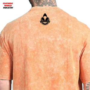 เสื้อยืดแขนสั้นผู้ชายคุณภาพดีที่สุด ล้างสีแบบแอซิดวอช แห้งเร็ว ระบายอากาศได้ดี ราคาถูก กำลังเป็นที่นิยม - Product Image 5