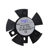 Ventilateur axial sans cadre en plastique 12V DC OEM ODM 35x35x10mm avec roulement à billes pour mini projecteur