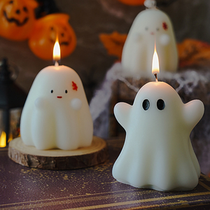 Home Decor Fragrance Ghost Shaped <b>Candle</b> Handmade Halloween Natural Paraffin Soy Wax Scented <b>Candle</b> - Product Image 3