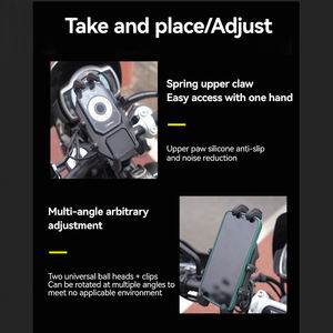 <span class=keywords><strong>Support</strong></span> de <span class=keywords><strong>téléphone</strong></span> pour moto SMNU, module de charge sans fil étanche pour moto, <span class=keywords><strong>support</strong></span> pour téléphones mobiles - Product Image 1