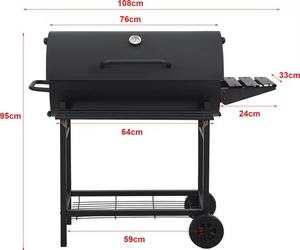 <span class=keywords><strong>Barbecue</strong></span> Bbq Grill <span class=keywords><strong>Barbecue</strong></span> d'extérieur Cuisine <span class=keywords><strong>Barbecue</strong></span> <span class=keywords><strong>Fumoir</strong></span> <span class=keywords><strong>Barbecue</strong></span> Shed Outil Churrasqueira Portati à Charbon Acier inoxydable <span class=keywords><strong>Barbecue</strong></span> Grill à bois - Product Image 4