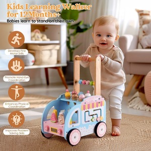 Chariot à glace en bois pour bébé, multifonctionnel, éducatif, jouet d'apprentissage précoce pour les enfants de <span class=keywords><strong>1</strong></span> an - Product Image 2