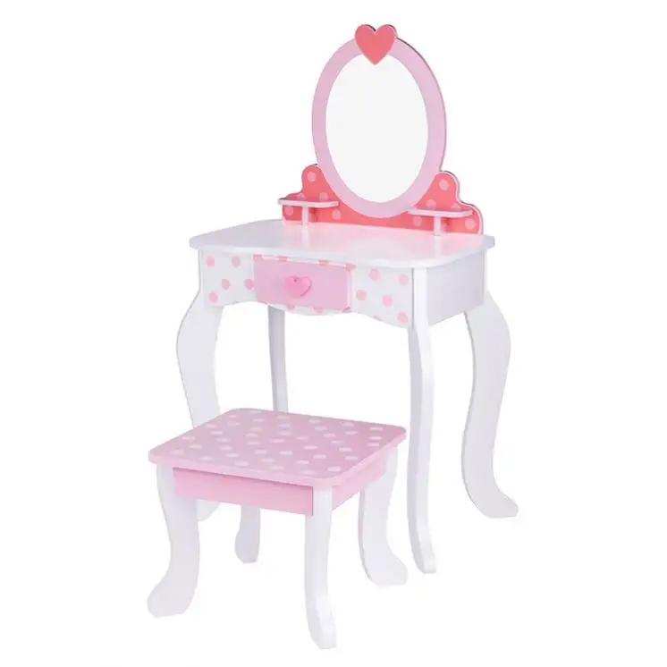 2025 nouvelles filles princesse maquillage vanité habiller Table jouets pour enfants bambin jeu de rôle