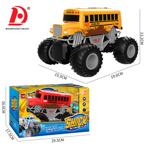 HUADA - Autobús Escolar a Control Remoto 2.4G, Camión Todoterreno RC con Función de Pulverización, Ruedas Grandes, Juguete de Auto RC para Niños - Product Image 6