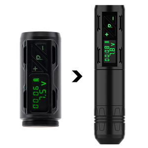 Stylo de tatouage 3D sans fil 1800 mAh, moteur sans noyau en acier inoxydable, compatible cartouche, stylo professionnel pour maquillage permanent - Product Image 6
