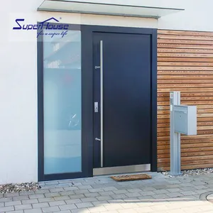 Modern Exterior Main Gate Door Designs Front Iron Doors Entrance Security Steel Aluminium Door For House