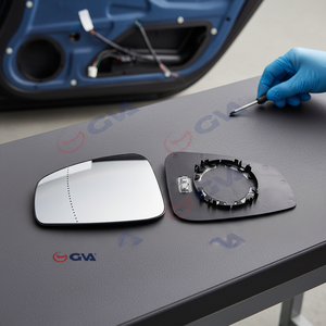 1111005 Electric Left Heated Aspheric <b>Mirror</b> Glass VM-6141agh for Megane III Fluence and for TR Origin - Product Image 3