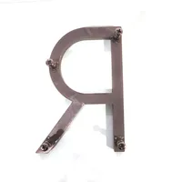 Letras Metálicas 3D de Acero Inoxidable SUS304 de Alta Durabilidad, Sin Iluminación, para Logotipos de Edificios Escolares, Marca GFace