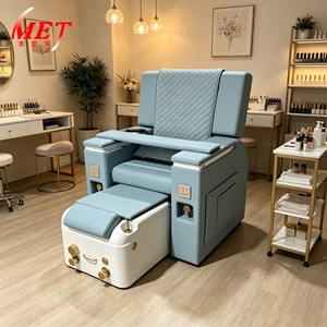Fauteuils de pédicure de luxe pour spa avec extension de cils, canapé de massage électrique tout-en-un pour pédicure, fauteuil de pédicure massant - Product Image 1