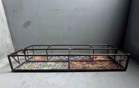 Plateau de table en verre classique à un seul niveau pour le rangement alimentaire en cuisine et la présentation de la décoration intérieure – Fournisseur d'Inde