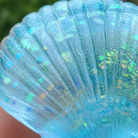 Jouets sensoriels anti-stress en forme de coquille de maltose scintillante colorée en gros