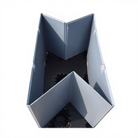 Boîte pliable en plastique de couverture de palette avec couvercle