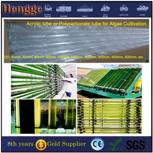 Tubo de Vidrio Transparente de Gran Diámetro, Anti-UV, Resistente a Altas Temperaturas, para Cultivo de Algas en Interiores, con Longitud Personalizable (2M-6M) - Product Image 3