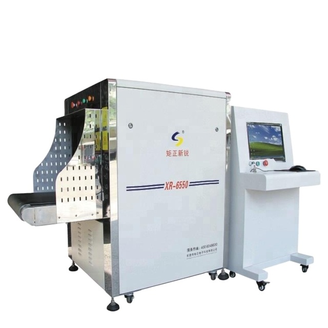 Parcel Security X-ray Baggage Scanner, Airport Luggage Security Checking X-ray Baggage Scanner Metal Detector Machine