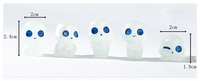 Mini 3D Alien Außerirdische Leuchtende Harz-Figuren Handbemalte Werbefiguren Heim- & Gartendekoration Überraschungstüte