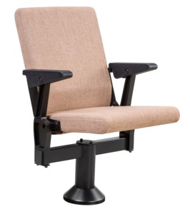 Asiento de plástico estándar de alta calidad, asiento de audiencia para teatro, sala de conferencias, asiento retráctil para auditorio - Product Image 3