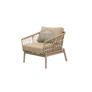 आधुनिक आउटडोर गार्डन सोफा सेट एल्यूमीनियम पैटियो सेशनल कॉर्नर नई बालकनी अवकाश सोफा विचर फर्नीचर - Product Image 5