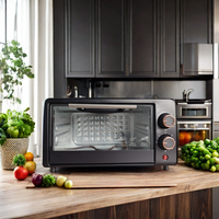 Offre Spéciale cuisine petits appareils Mini 12L Mini Double couche automatique bureau professionnel four électrique