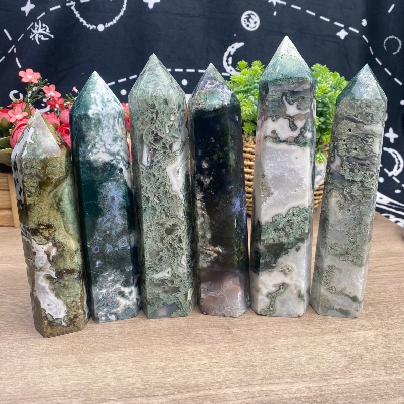 moss agate tower