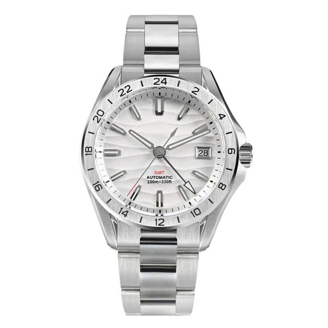 Classic GMT Automatic Watch Sapphire Luminous AR Coating Waterproof Men Wristwatch