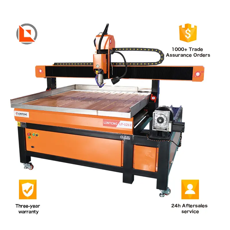 Melhor Preço 6090 1212 1218 1325 Carpintaria Wood Cutting Engrave Machine Sólida Carving CNC Router para Steel Complex Pattern Design