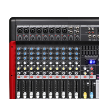 Precisión MFX102 8 Mono + 2 Mezclador de canales estéreo Sistema de sonido Mezclador de audio digital con ecualizador gráfico de 7 bandas