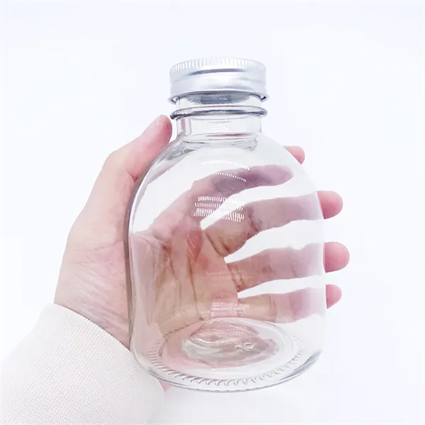 Cheap Large-Capacity Pot Belly Glass Water juice beverage Bottle 250ml 350ml 500ml 250 350 500 ml g gram cc 7 8 11 12 15 16 17 oz