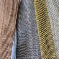 Cortina de Malla Metálica Personalizada de 6 mm, Cortina de Aluminio, Separador de Ambientes, Biombo