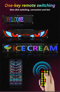 Ứng dụng điều khiển từ xa Xe tải năng động Devil Eye 5V USB linh hoạt Màn hình LED bảng quảng cáo - Product Image 3
