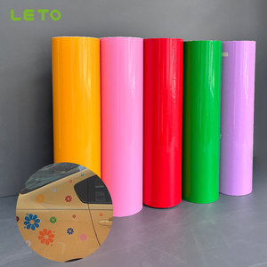 Vinyle de coupe de couleur rouleau d'autocollant de coupe brillant <span class=keywords><strong>film</strong></span> de vinyle pour traceur matériaux d'affiche de vinyle auto-adhésifs - Product Image 6