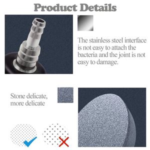 세라믹 에어 스톤 버블 미네랄 볼 모양 에어스톤 디퓨저 어항 펌프 액세서리 박스 맞춤 로고 - Product Image 3