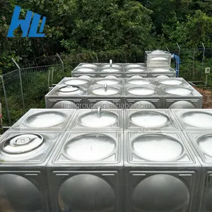 SS 304 316 Stainless Steel Welding Insulated Water Storage Tank Stainless Steel Panel Pressed Steel Water Reservoir