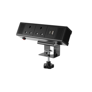 OMNI可调台式夹交流插座，带u盘-C 45w快速充电工作空间电源带办公室管理器 - Product Image 3