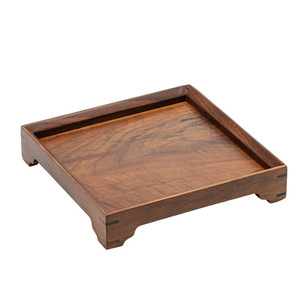 Bandeja de Té de Madera de Nogal Estilo Chino, Rectangular, de Madera Maciza, Soporte de Almacenamiento para Set de Té Kung Fu, Accesorio para Té de la Tarde - Product Image 5