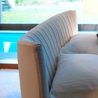 Modernes Luxuriöses Verstellbares Kingsize-Bettgestell Italienisches Design Echtes Leder Gepolstertes Kiefernholz Anpassbare Farbe Doppelbett