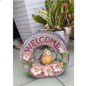 <span class=keywords><strong>Petit</strong></span> <span class=keywords><strong>oiseau</strong></span> accueillant, luminaire solaire en forme de bonsaï, pendentif, scène nocturne, artisanat en résine, ornement de jardin chinois - Product Image 4