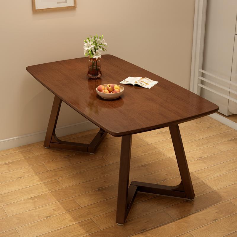 table simple couleur noyer