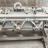Machine d'emballage automatique de biscuits pour gaufres, biscuits au chocolat avec moteurs servo complets