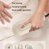Fer à repasser vapeur portable, petit fer électrique à main avec semelles en aluminium, gadget pratique pour la maison et le dortoir