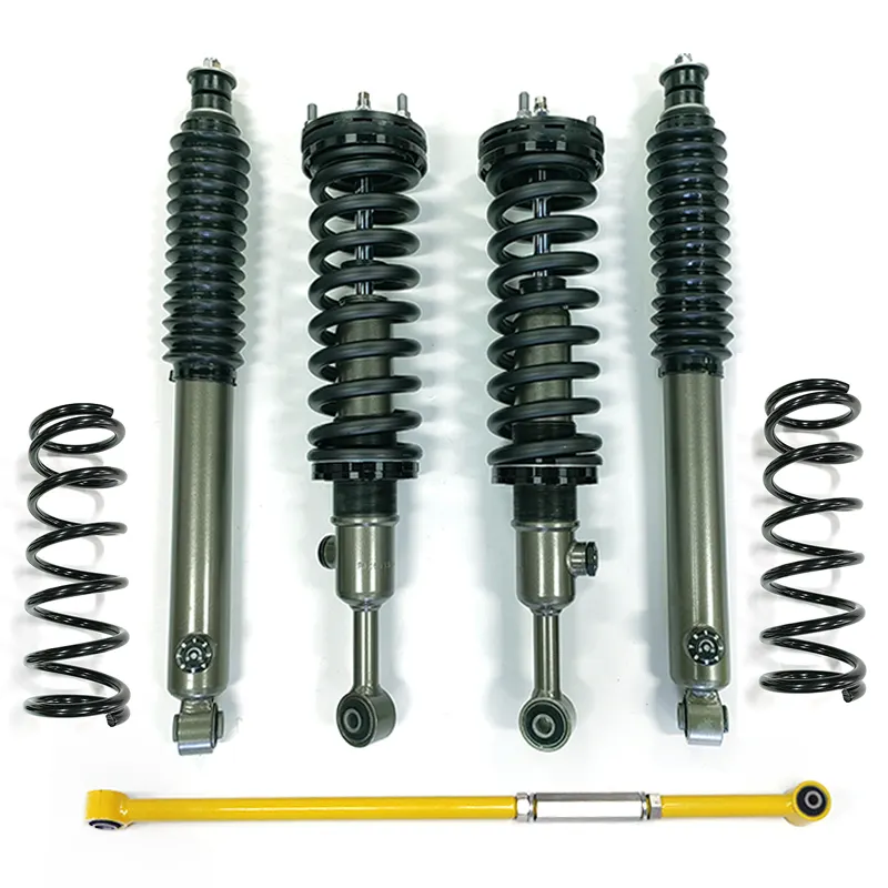 DMAN Auto celda de espuma hidráulica 4x4 todoterreno 8 niveles ajustable amortiguador suspensión Kits de elevación para Nissan Terra Accesorios